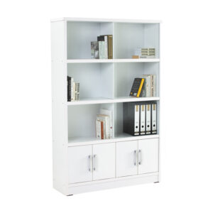 HAVIR FILE CABINET WITH GLASS DOOR WHITE