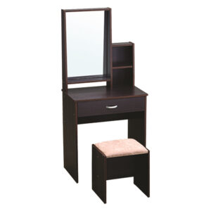KEARNY DRESSING TABLE WITH STOOL LIGHT CAPPUCCINO